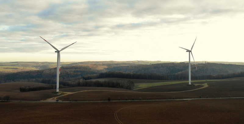 Windkraftanlagen der AGRO-Naturenergie GmbH
